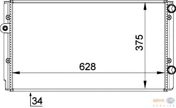 Радиатор, охлаждение двигателя