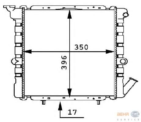 Радиатор, охлаждение двигателя