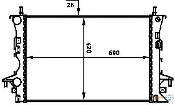 Радиатор, охлаждение двигателя