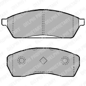 Комплект тормозных колодок, дисковый тормоз