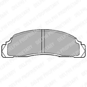 Комплект тормозных колодок, дисковый тормоз