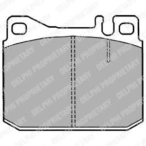 Комплект тормозных колодок, дисковый тормоз