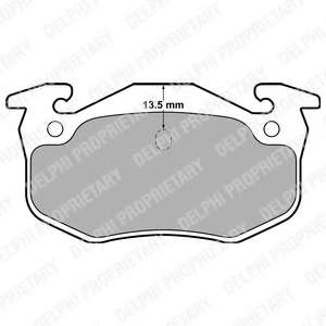 Гальмівні колодки, дискове гальмо (набір)