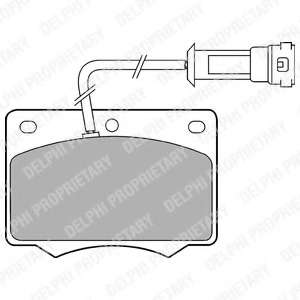 Комплект тормозных колодок, дисковый тормоз