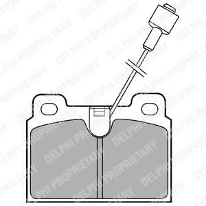 Комплект тормозных колодок, дисковый тормоз
