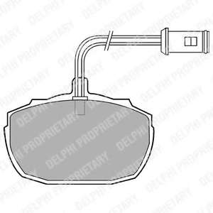 Комплект тормозных колодок, дисковый тормоз