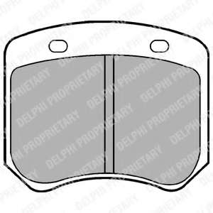 Комплект тормозных колодок, дисковый тормоз