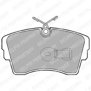 Комплект тормозных колодок, дисковый тормоз