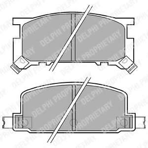 Комплект тормозных колодок, дисковый тормоз