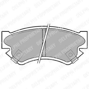 Комплект тормозных колодок, дисковый тормоз