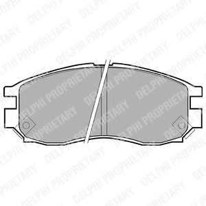 Комплект тормозных колодок, дисковый тормоз
