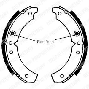 Комплект тормозных колодок