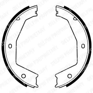 Комплект тормозных колодок, стояночная тормозная система