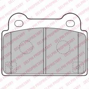 Комплект тормозных колодок, дисковый тормоз