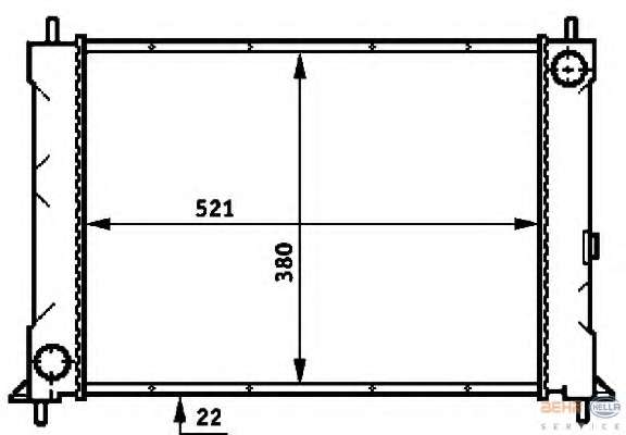 Радиатор, охлаждение двигателя