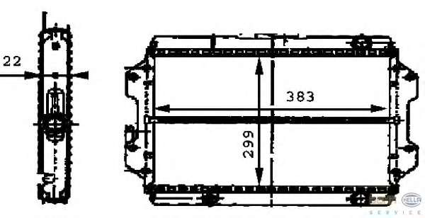 Радиатор, охлаждение двигателя
