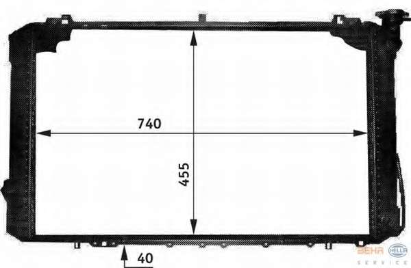 Радиатор, охлаждение двигателя