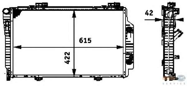 Радиатор, охлаждение двигателя