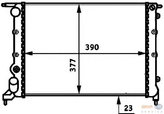Радиатор, охлаждение двигателя