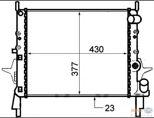 Радиатор, охлаждение двигателя