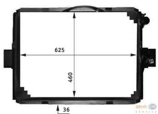 Радиатор, охлаждение двигателя