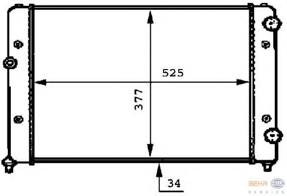 Радиатор, охлаждение двигателя