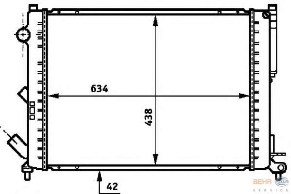 Радиатор, охлаждение двигателя