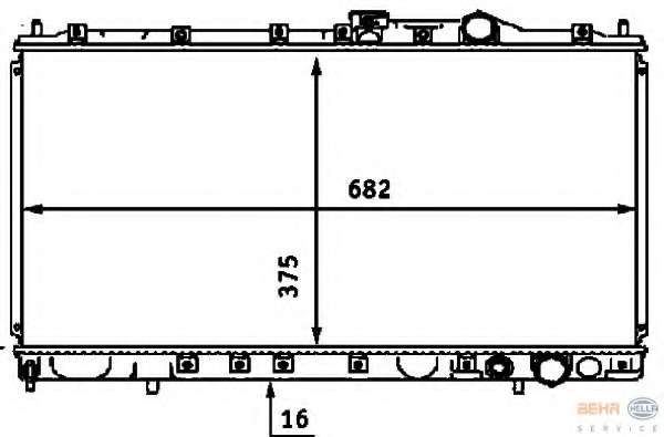 Радиатор, охлаждение двигателя