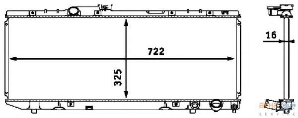 Радиатор, охлаждение двигателя
