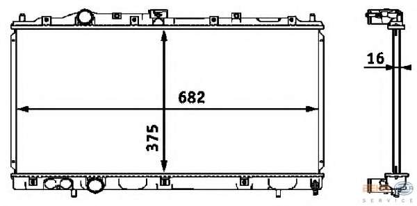 Радиатор, охлаждение двигателя