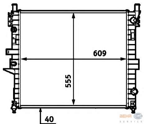 Радиатор, охлаждение двигателя