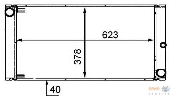 Радиатор, охлаждение двигателя
