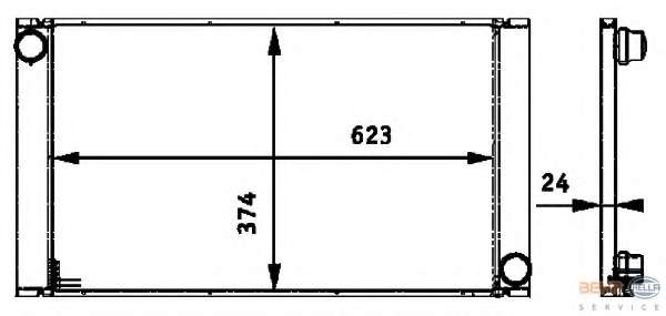Радиатор, охлаждение двигателя