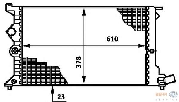 Радиатор, охлаждение двигателя