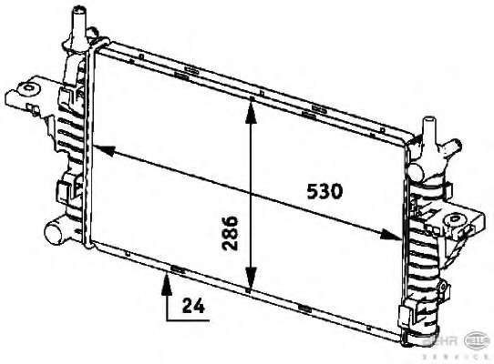 Радиатор, охлаждение двигателя