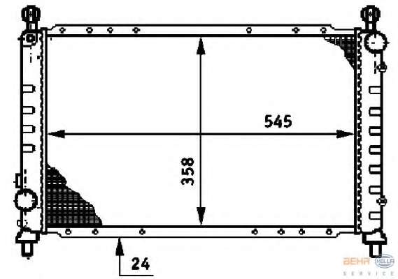 Радиатор, охлаждение двигателя
