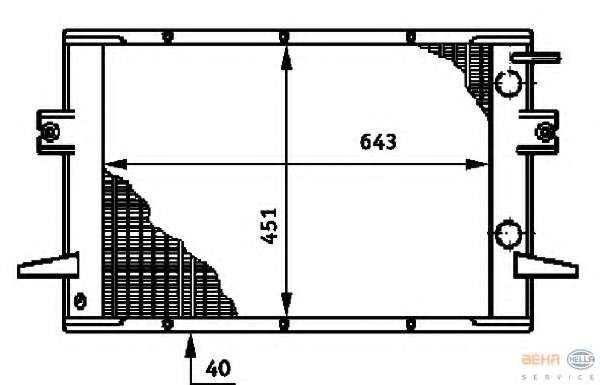 Радиатор, охлаждение двигателя