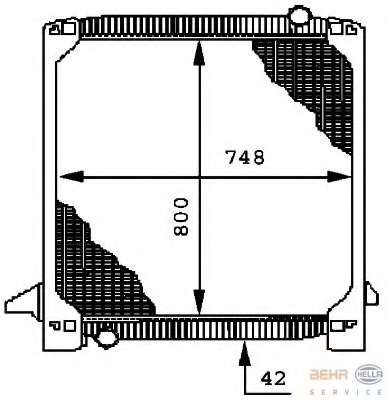 Радиатор, охлаждение двигателя
