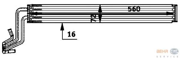 масляный радиатор, двигательное масло