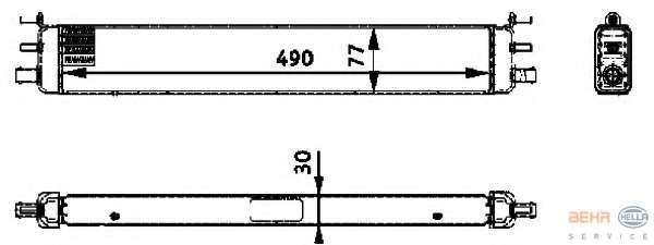Радиатор, охлаждение двигателя
