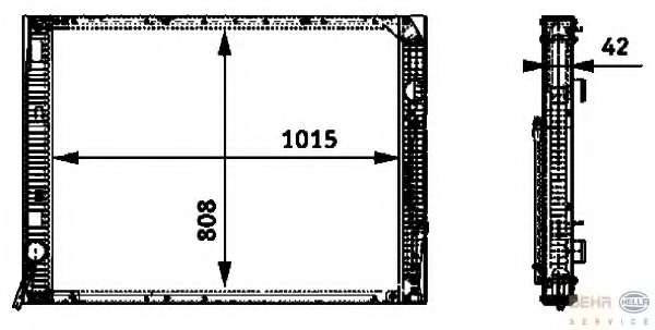 Радиатор, охлаждение двигателя