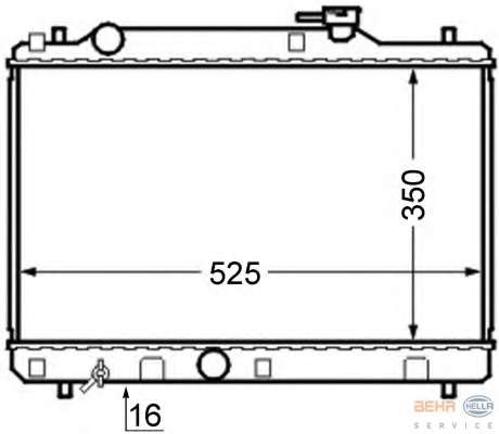 Радиатор, охлаждение двигателя