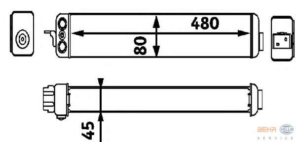 масляный радиатор, двигательное масло