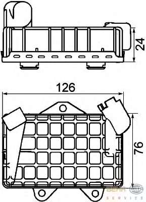 масляный радиатор, двигательное масло