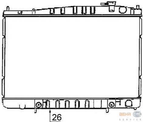 Радиатор, охлаждение двигателя