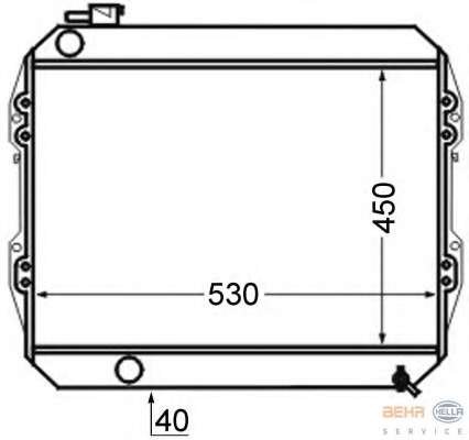 Радиатор, охлаждение двигателя