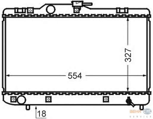 Радиатор, охлаждение двигателя