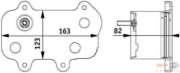 масляный радиатор, двигательное масло