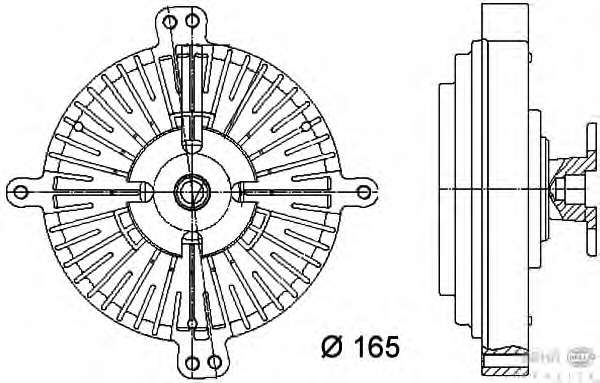 Сцепление, вентилятор радиатора