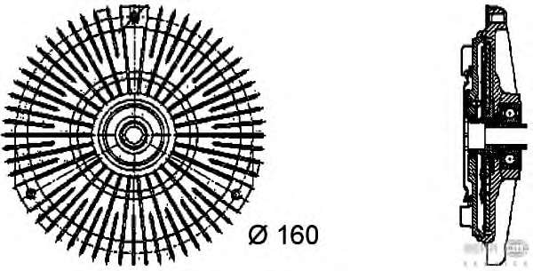 Сцепление, вентилятор радиатора